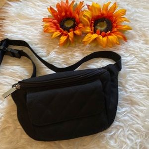 🌺quilted black unique belt bag or Fanny bag 🌺